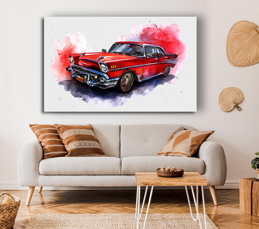 Picture of Chevrolet 1950's Classic Canvas Print Wall Art