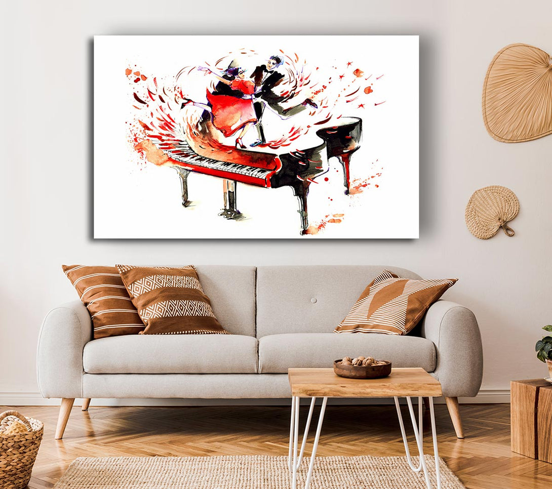  A Canvas Print of Music The Dance Of Live Canvas Art