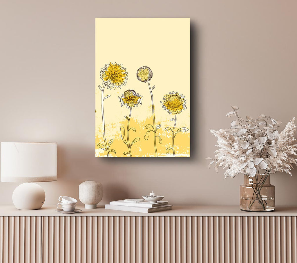Picture of Sunflower Meadow Canvas Print Wall Art