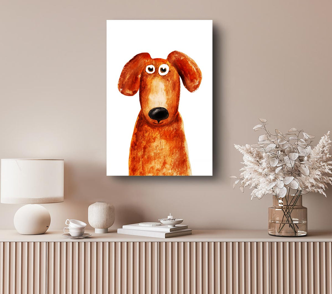 Picture of Dog Love 1 Canvas Print Wall Art