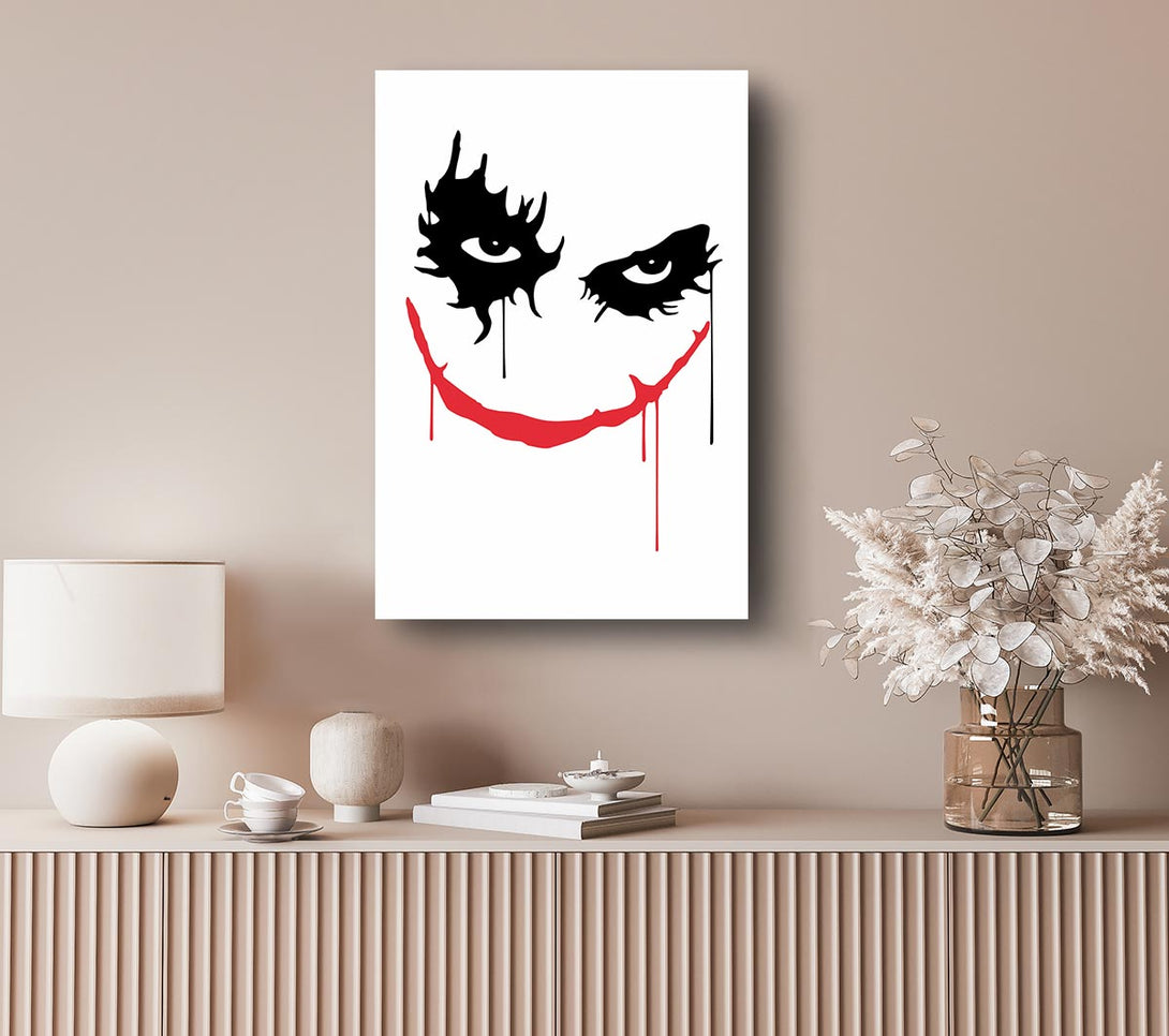 Picture of Joker Face Canvas Print Wall Art