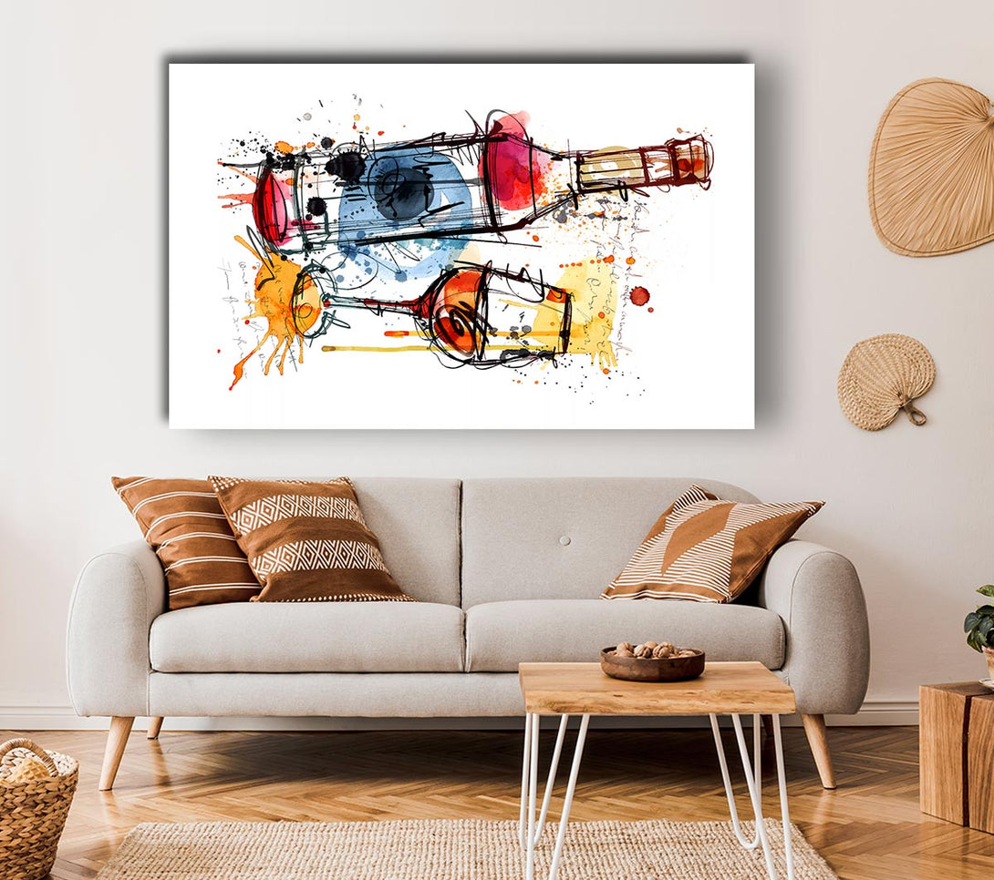 Picture of Wine Party Canvas Print Wall Art