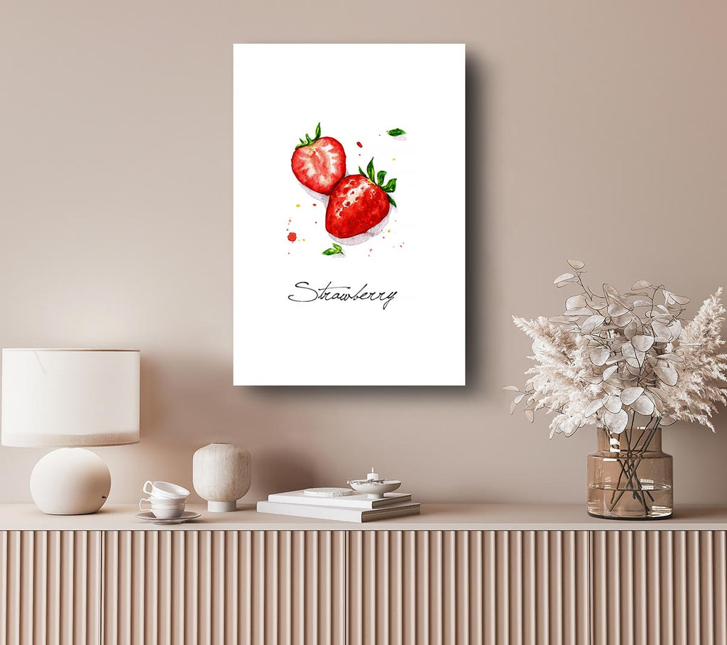 Picture of Strawberries Canvas Print Wall Art