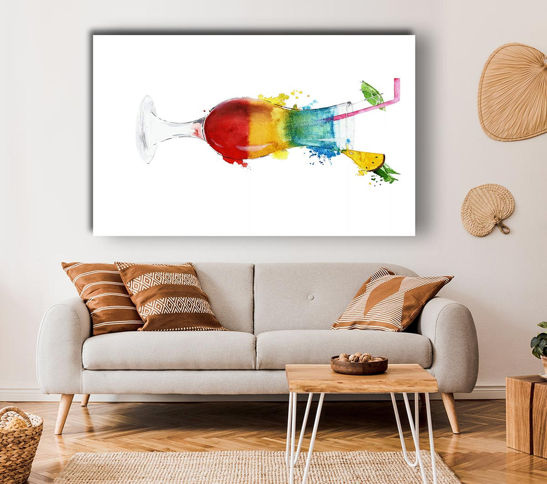  A Canvas Print of Jelly Baby Cocktail Canvas Art