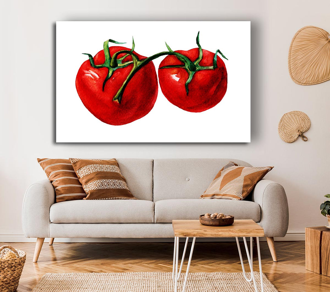 Picture of Duo Tomato 2 Canvas Print Wall Art