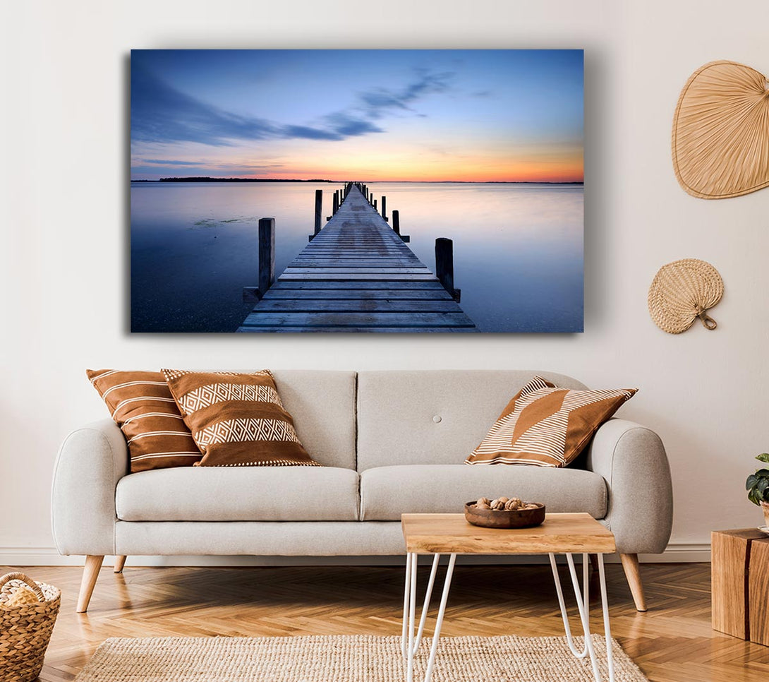 Picture of Blue Perfection Canvas Print Wall Art