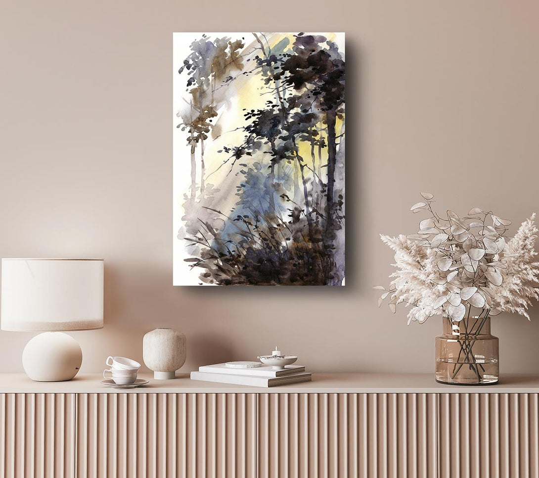 Picture of Chocolate Woodland Canvas Print Wall Art
