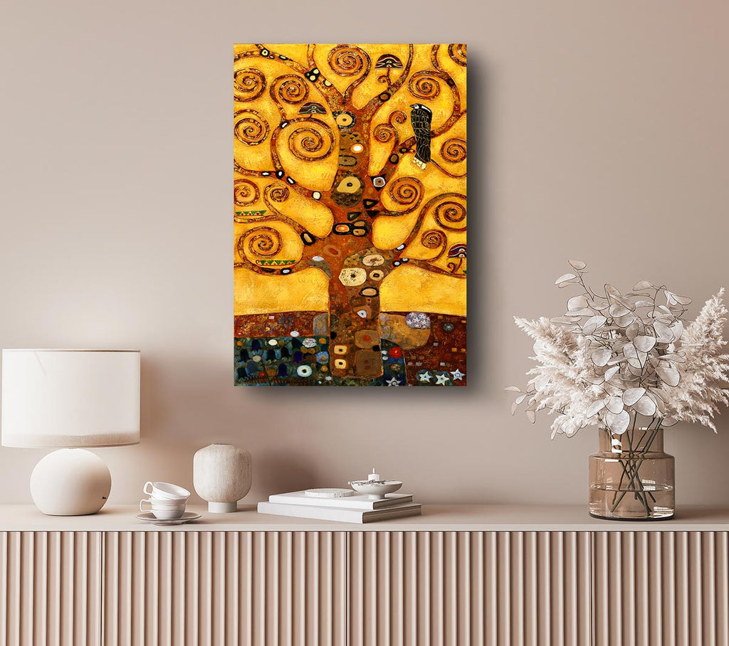 Picture of Klimt Tree Canvas Print Wall Art