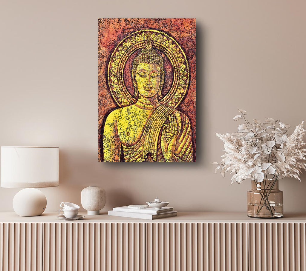 Picture of Golden Buddha 1 Canvas Print Wall Art