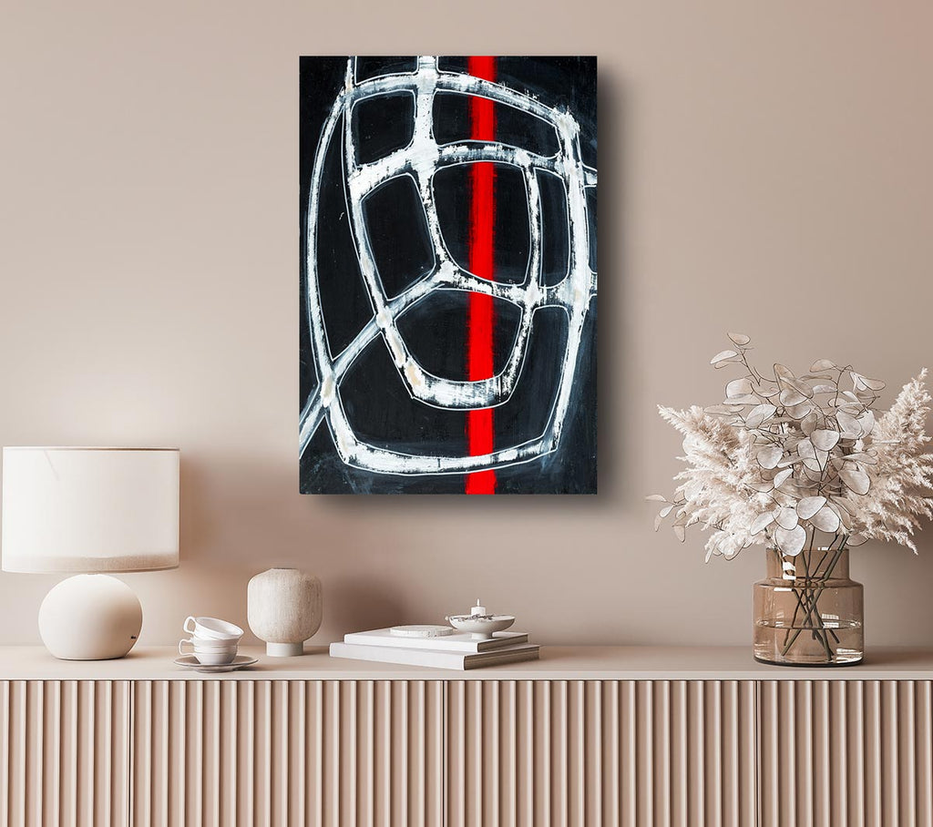 Picture of Walk The Line Canvas Print Wall Art