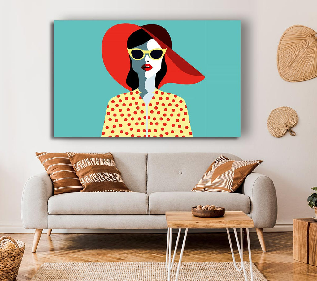 Picture of Retro Holiday Canvas Print Wall Art