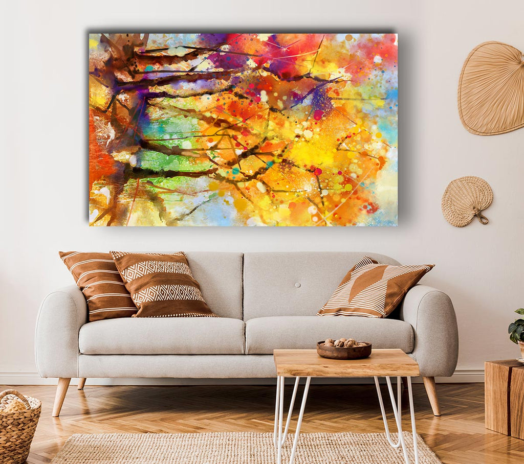Picture of Autumn Trees 2 Canvas Print Wall Art