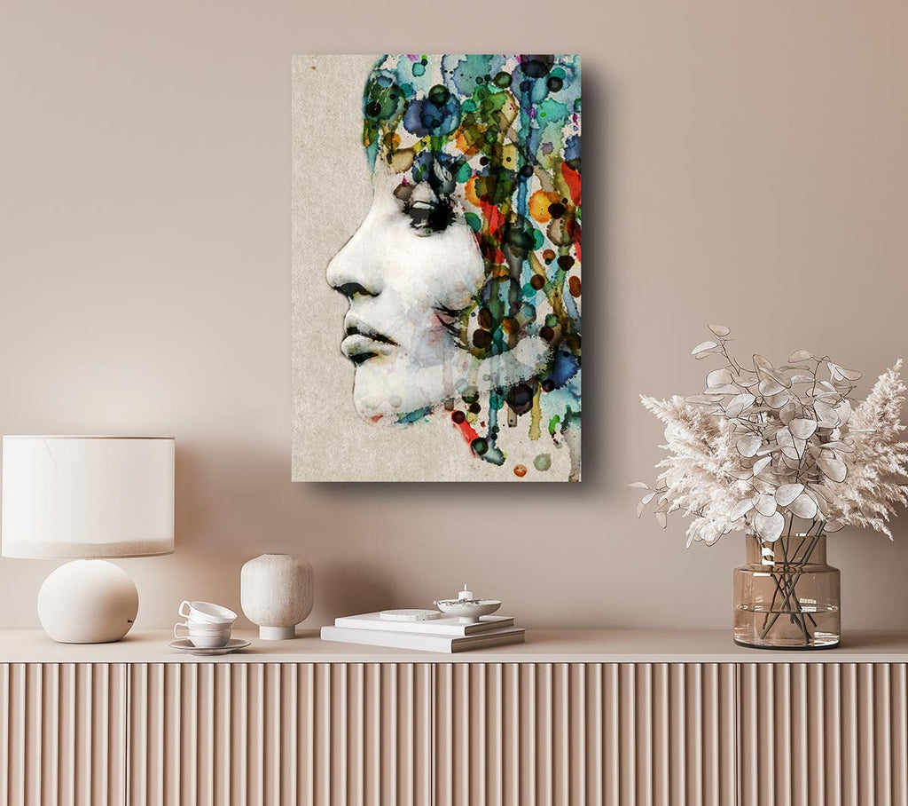 Picture of Vintage Woman Canvas Print Wall Art