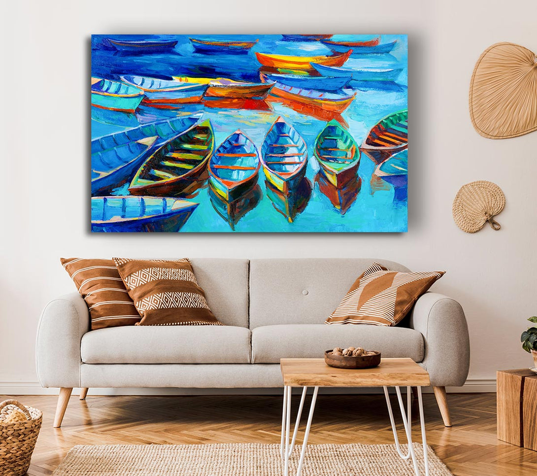 Picture of Sailboat Waters Canvas Print Wall Art