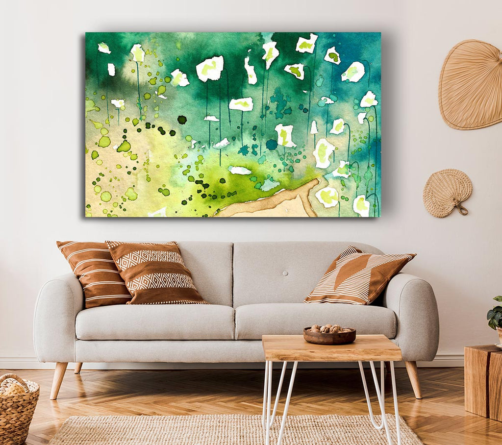 Picture of Garden Illusion Canvas Print Wall Art