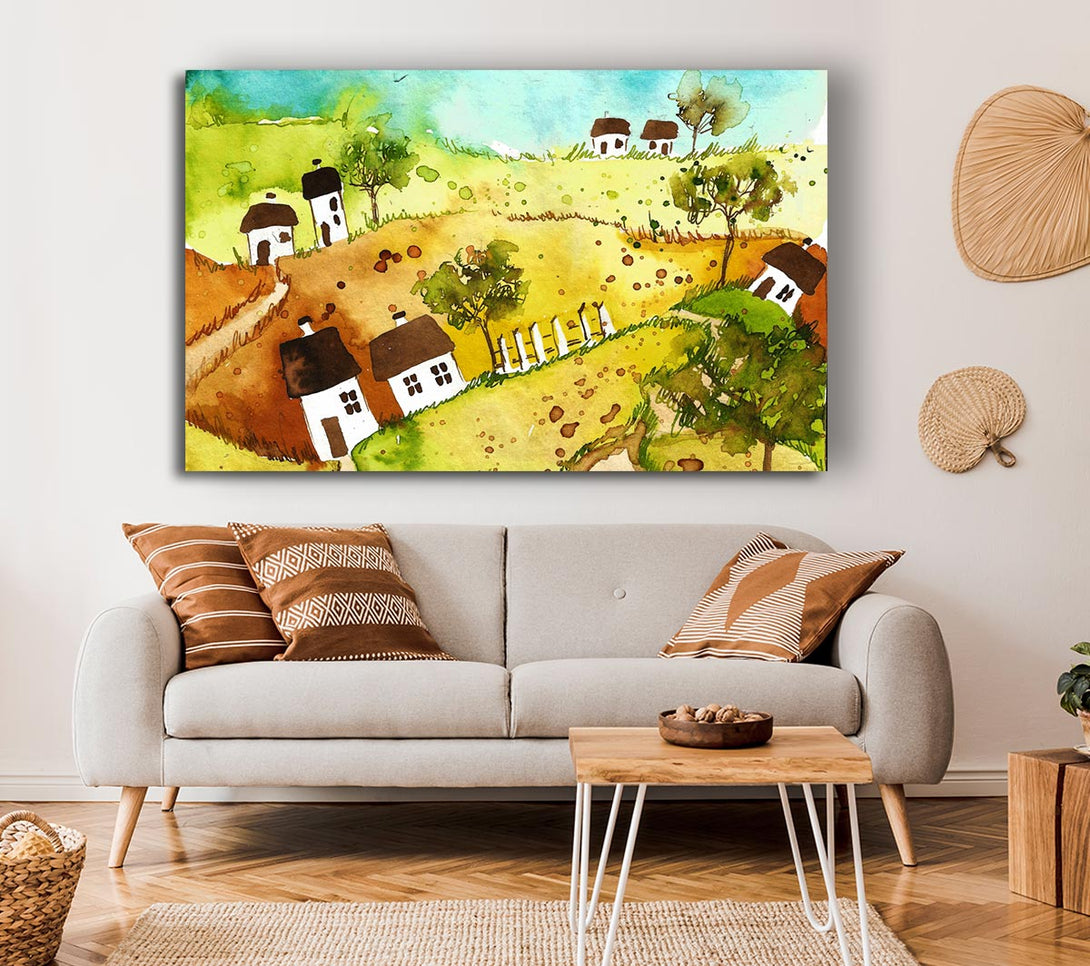  A Canvas Print of Countryside Living Canvas Art