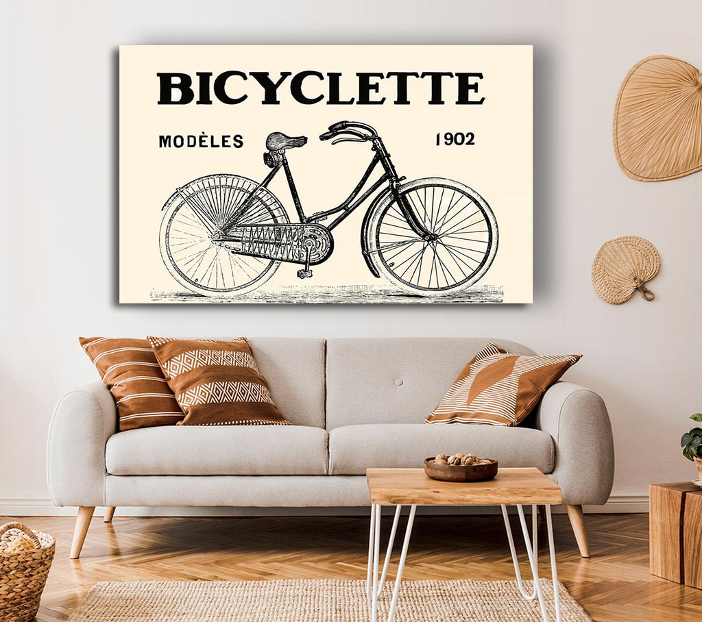 Picture of French Bicycle Canvas Print Wall Art