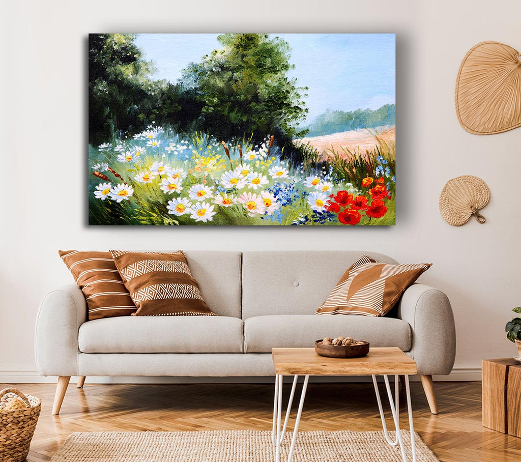 Picture of Daisy Days Canvas Print Wall Art