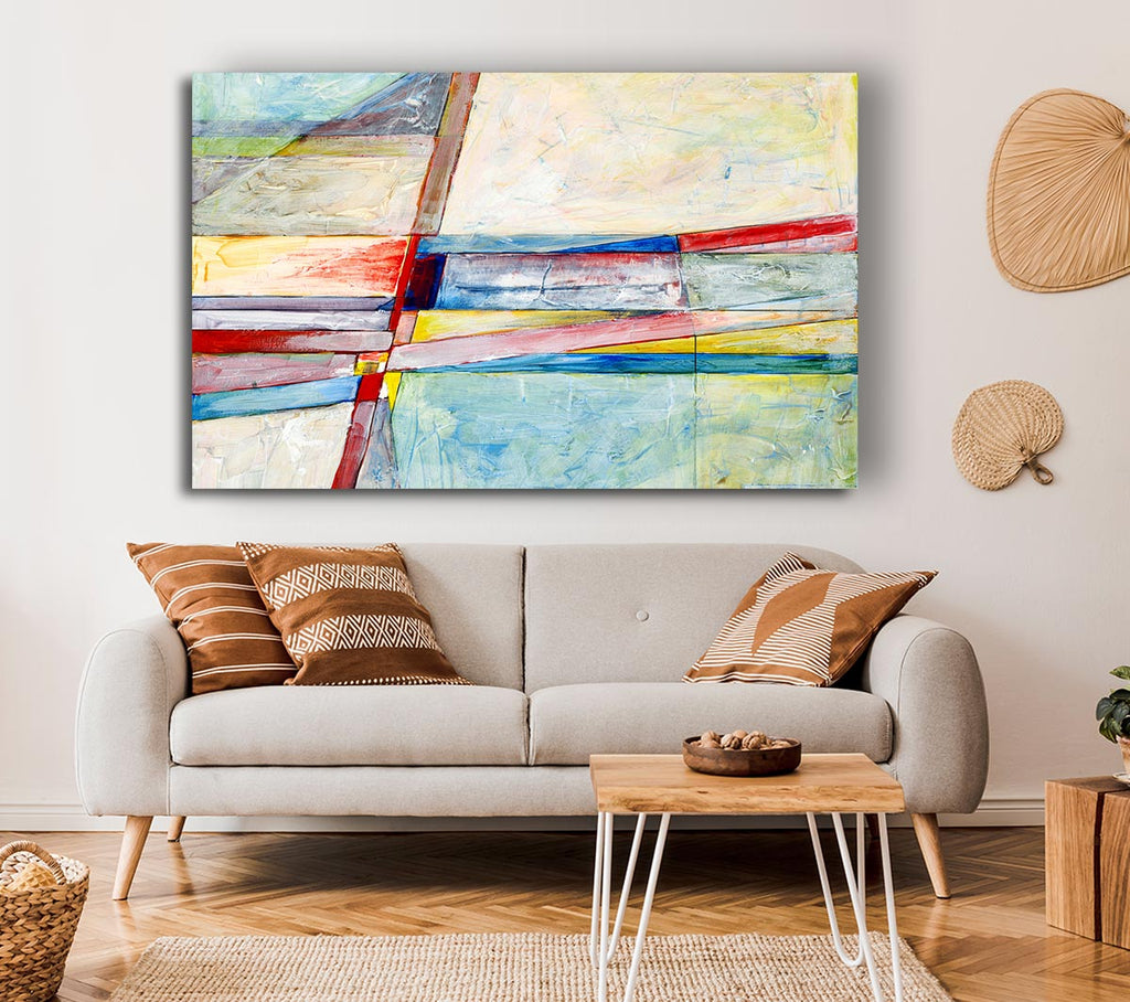 Picture of Lines Of Time Canvas Print Wall Art