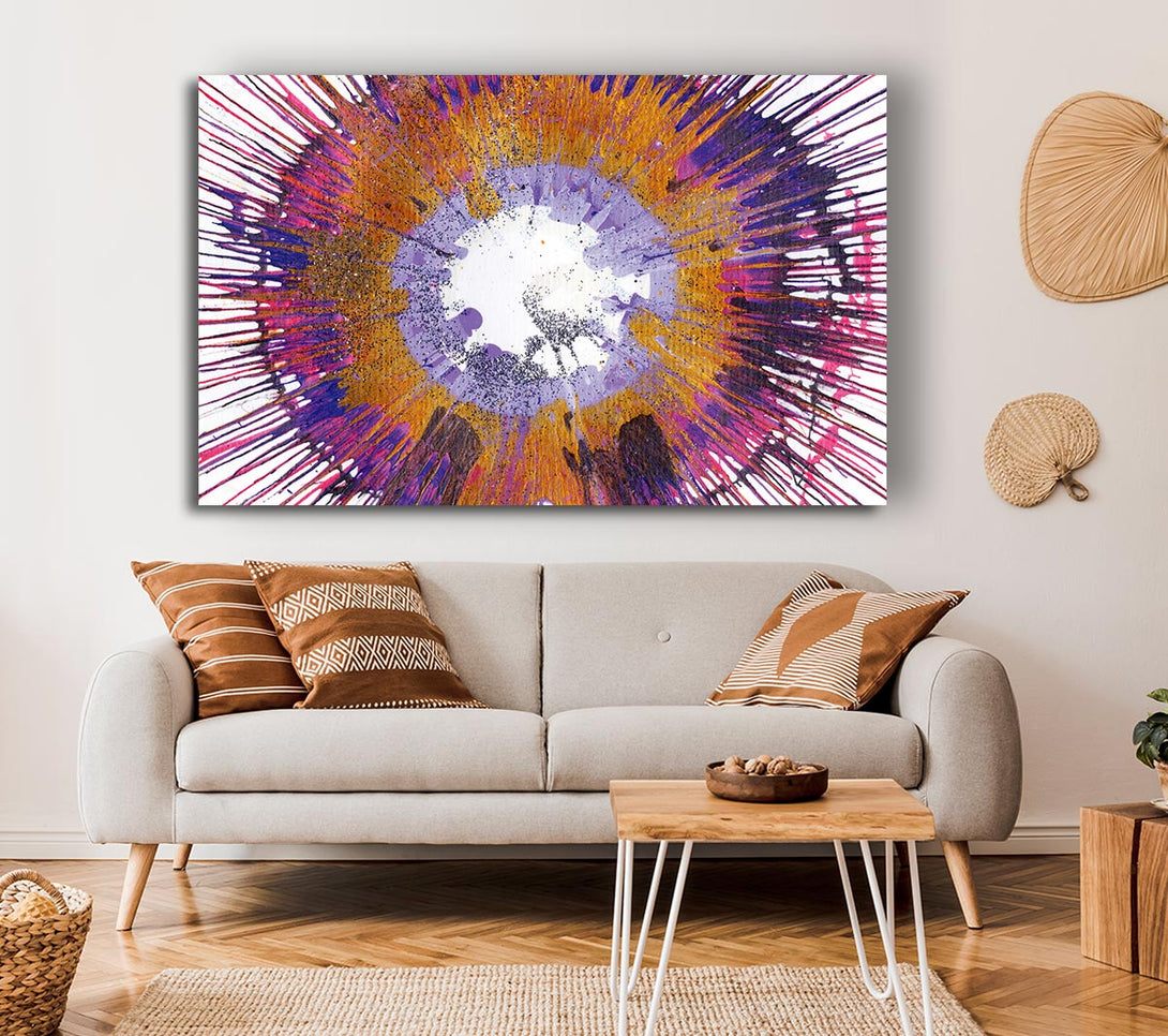  A Canvas Print of Star Expolsion 2 Canvas Print