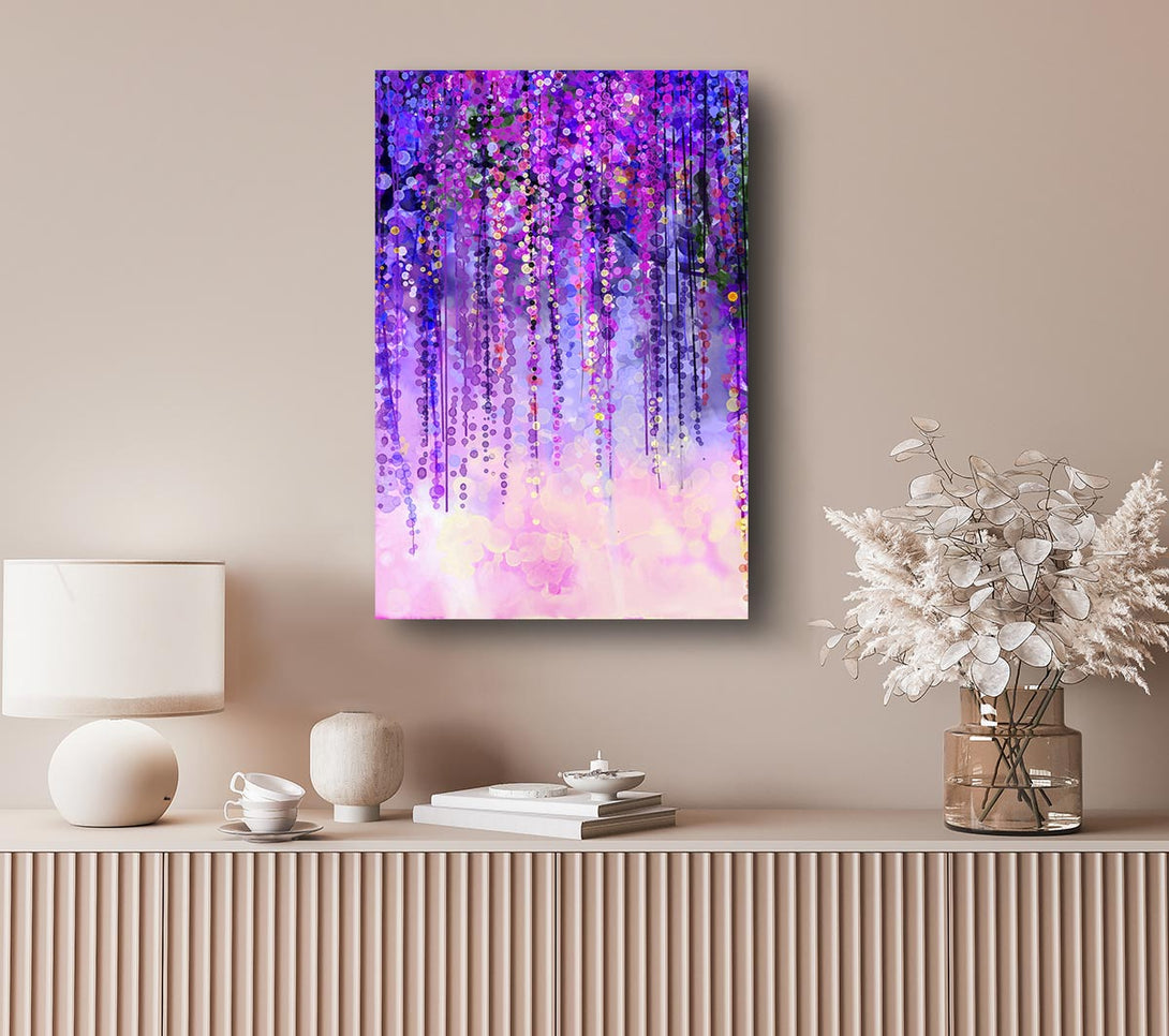 Picture of Vibrant Willow Tree Canvas Print Wall Art