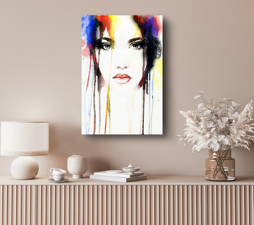 Picture of Unicorn Hair Canvas Print Wall Art
