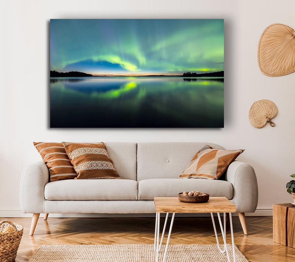 Picture of Northern Light Halo Canvas Print Wall Art