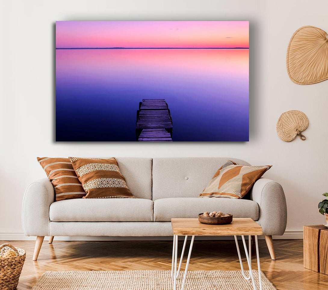 Picture of Stillness Of The Waters Canvas Print Wall Art