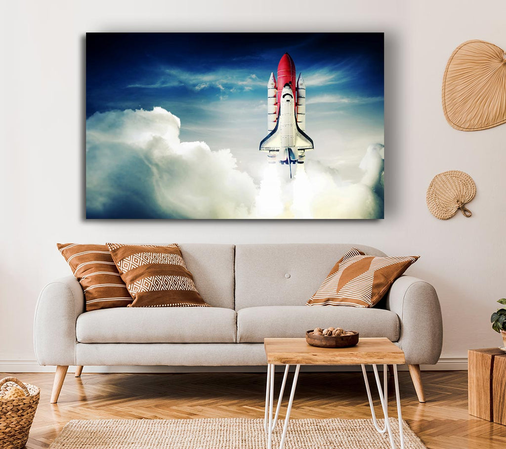 Picture of Rocket Launch 1 Canvas Print Wall Art