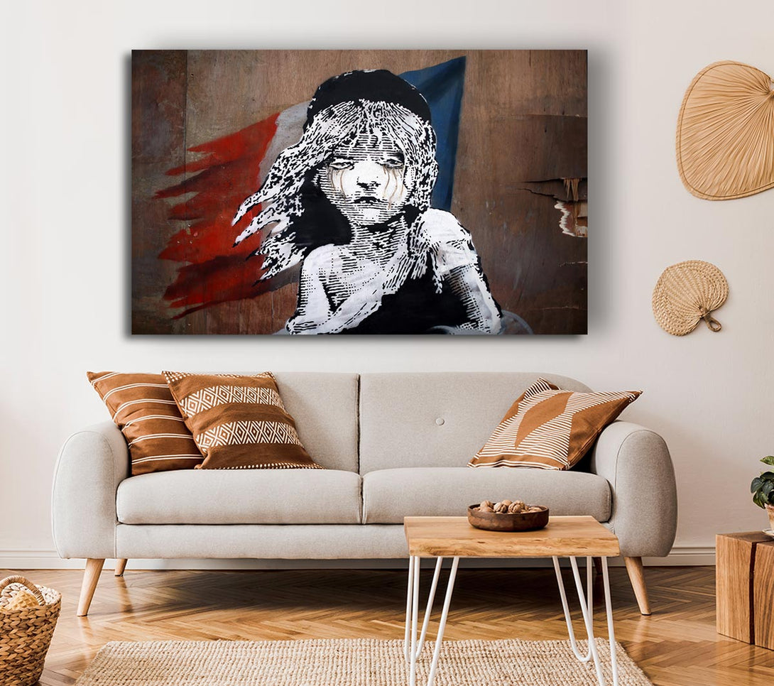  A Canvas Print of Banksy French Embay Canvas Art