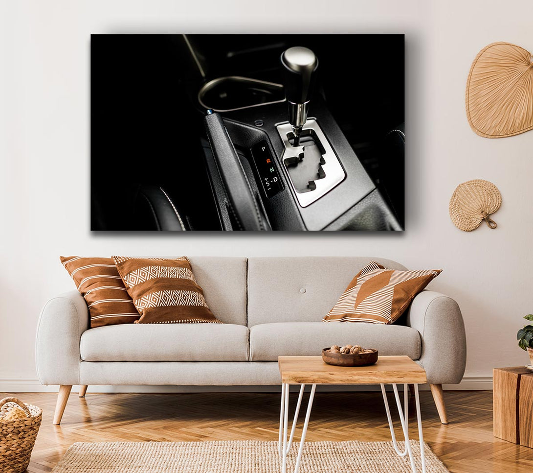Picture of Car Automatic selector Canvas Print Wall Art