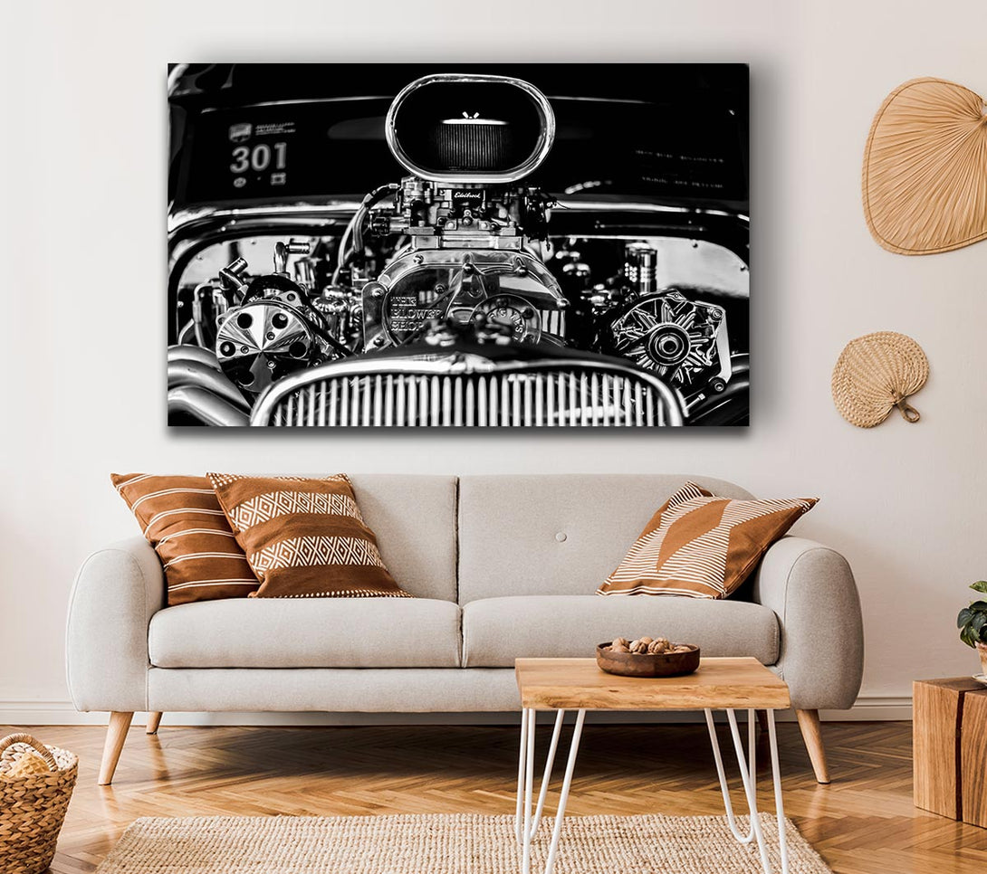 Picture of Huge block engine Canvas Print Wall Art