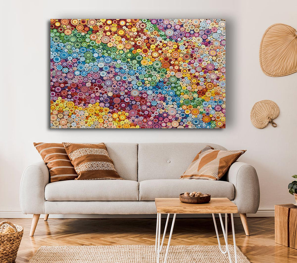 Picture of Thousands Of Beads Canvas Print Wall Art
