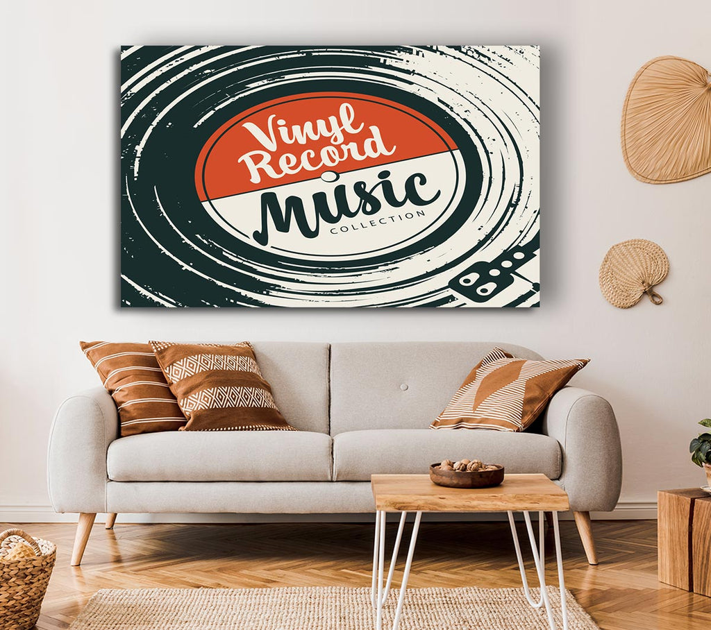 Picture of Vinyl Record Music Canvas Print Wall Art