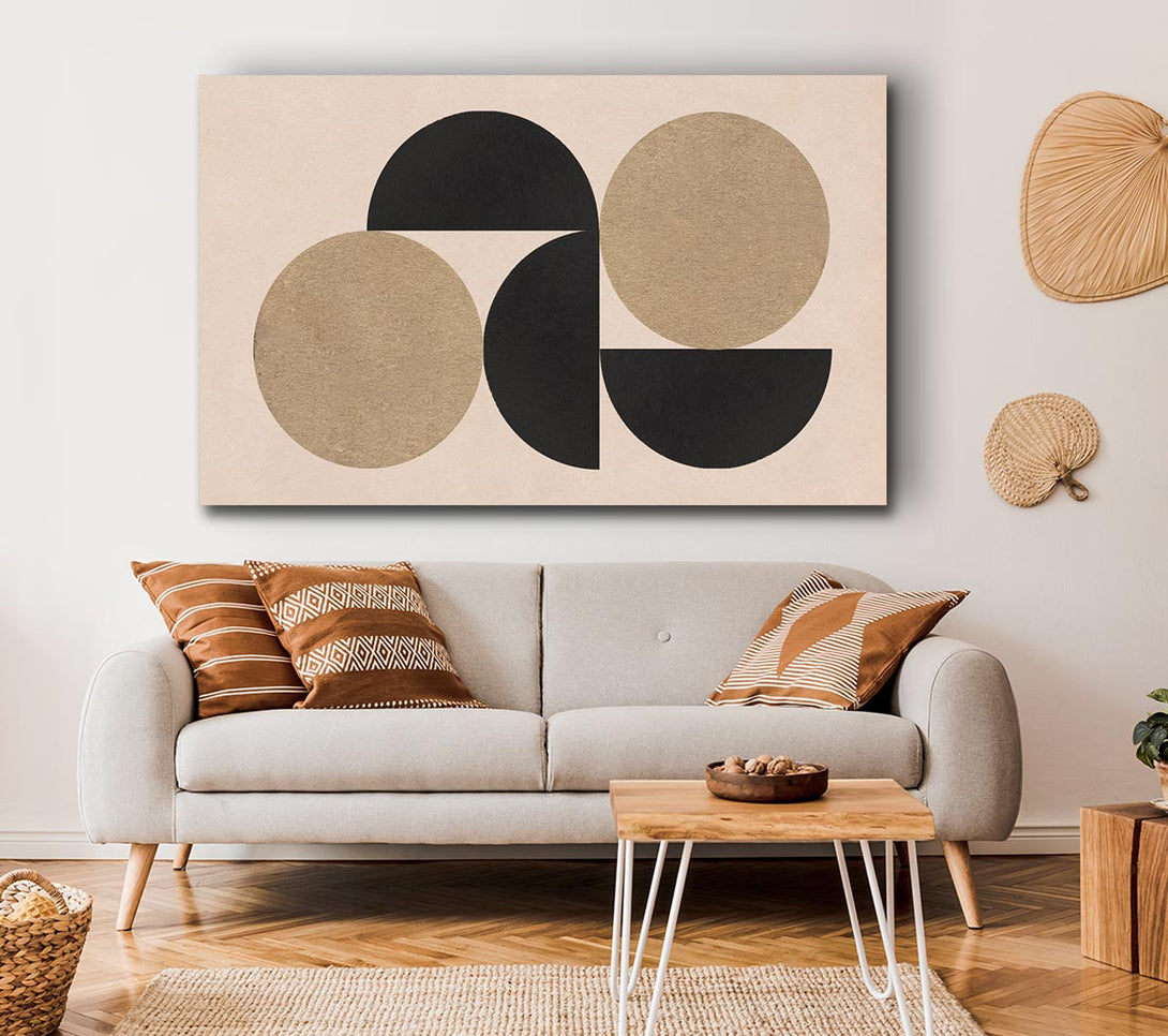 Picture of Semi Circle Simplicity Canvas Print Wall Art