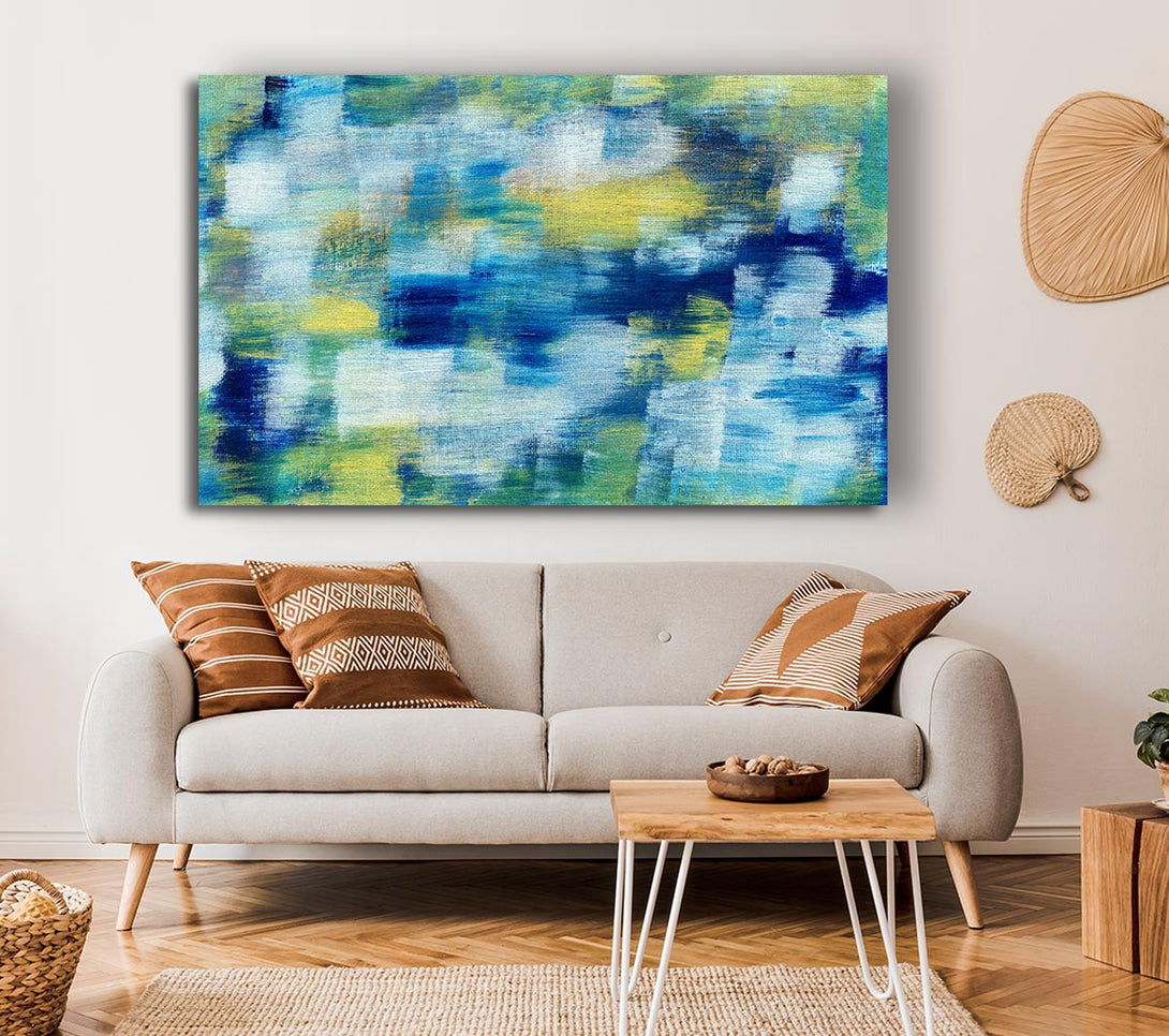 Picture of Smudges Of Colour Canvas Print Wall Art