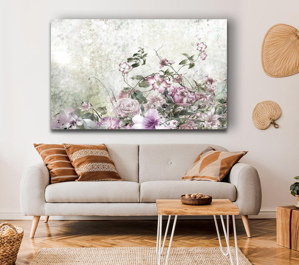 Picture of Pink Blossom Wild Canvas Print Wall Art