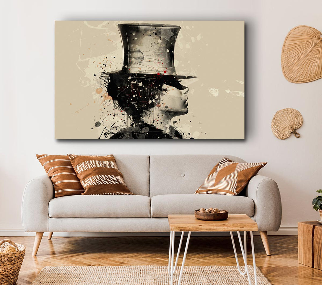 Picture of Top Hat Royalty Canvas Print Wall Art