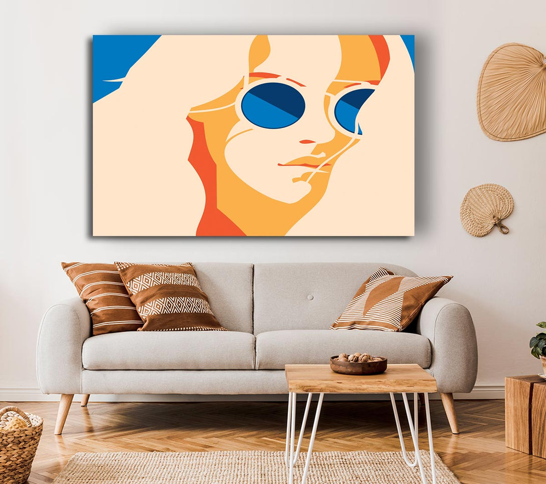 Picture of The Women With Glasses Canvas Print Wall Art