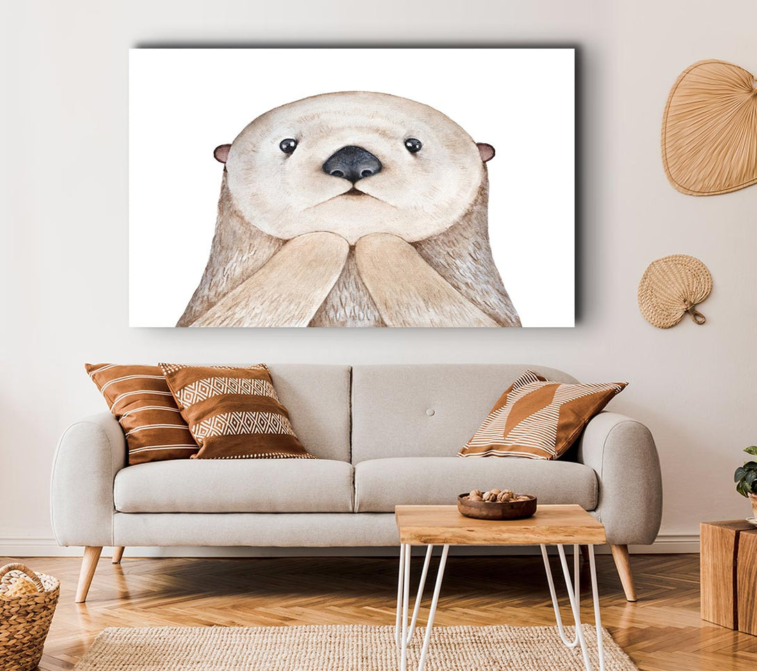 Picture of Otter Day What Canvas Print Wall Art