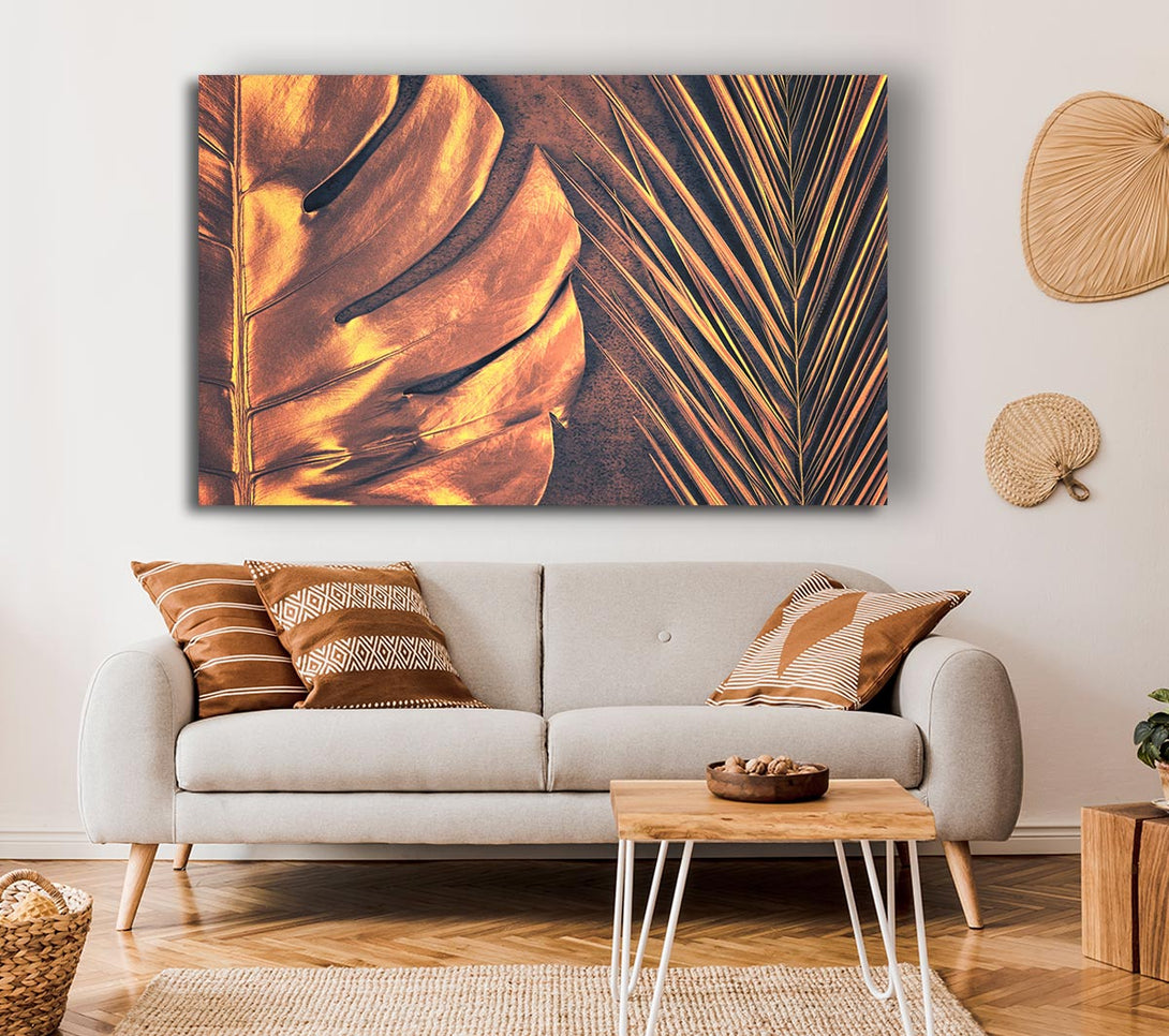 Picture of The Gold Leaf Canvas Print Wall Art