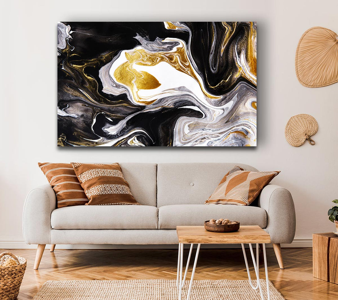 Picture of Liquid Coffee Canvas Print Wall Art