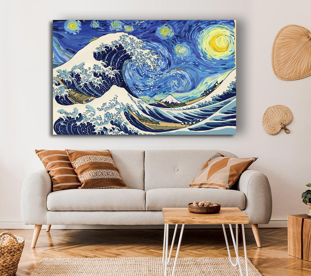 Picture of The Classic Art Mashup Canvas Print Wall Art