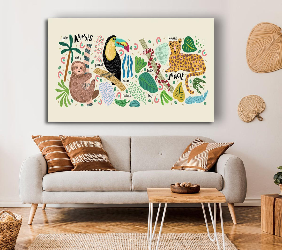 Picture of The Modern Animal Collection Canvas Print Wall Art