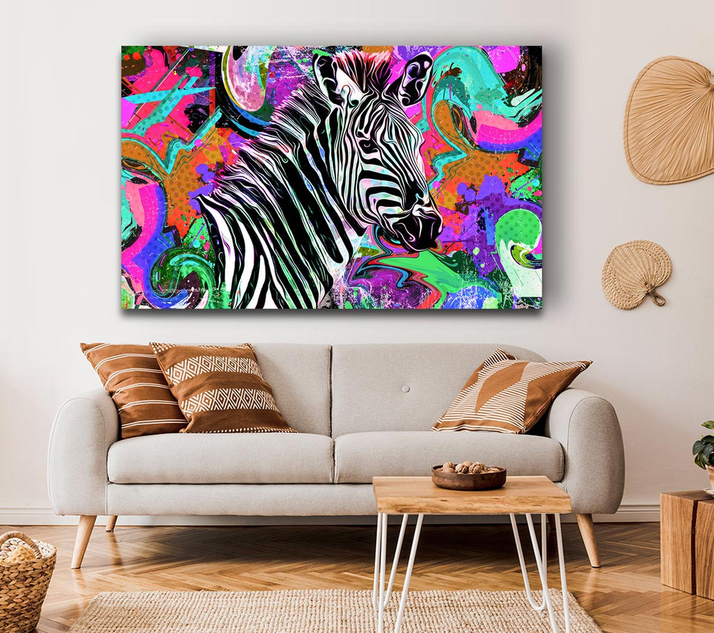 Picture of The Urban Zebra Canvas Print Wall Art