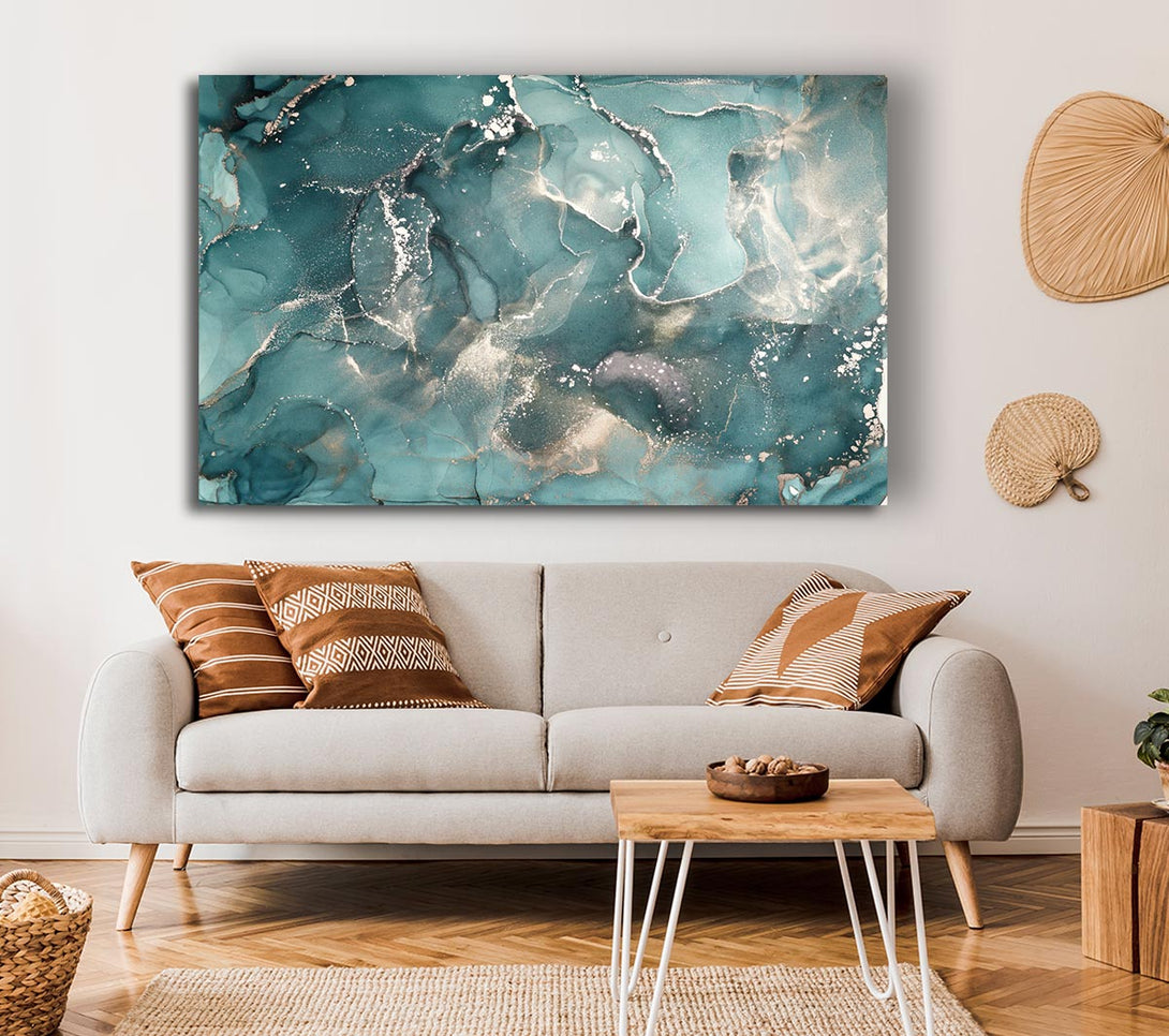 Picture of Insane Blue Depths Canvas Print Wall Art