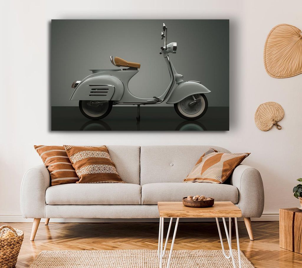 Picture of The Awesome Scooter Canvas Print Wall Art