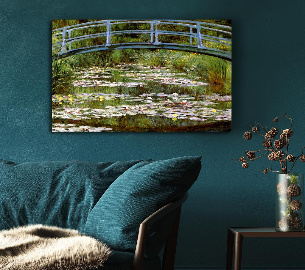 Picture of Monet Le Pont Japonais Canvas Print Wall Art