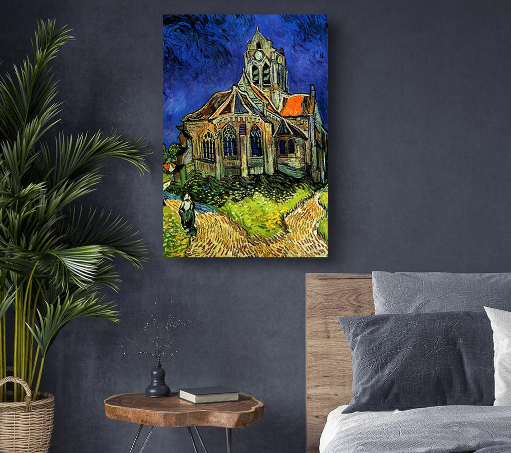 Picture of Van Gogh The Church At Auvers Canvas Print Wall Art