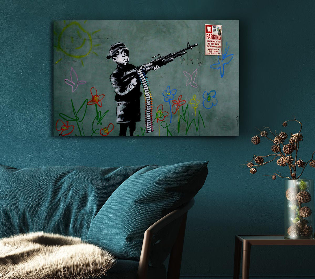 Picture of Traffic Warden Canvas Print Wall Art